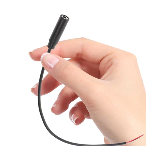 10pcs 3.5mm Female Plug to Bare Wire Audio Cable Coiled Aux Cable for Headphones Earphones Microphone Repair