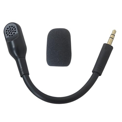 Universal Replacement Gaming Boom Microphone Compatible for Razer Barracuda X Headsets - 360° Bendable Steel Hose, Noise Cancelling, 3.5mm Plug & Play
