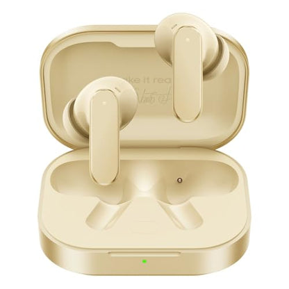 realme Buds Air 8 in-Ear Wireless Earbuds, 55dB ANC, 58Hrs Playtime, Hi-Res LHDC, 360° Spatial Audio, 45ms Low Latency, IP55, BT v5.4 (Gold) - color: Gold