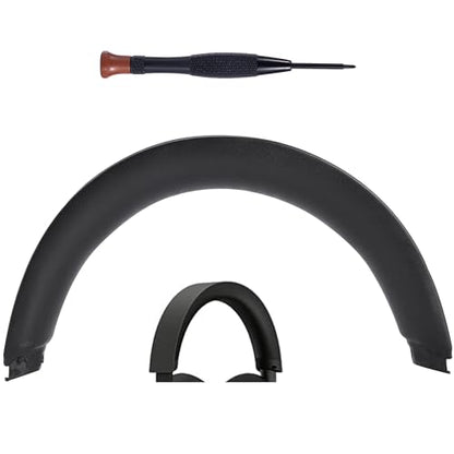 Lukvcoe Replacement Headband Pad Kit for Microsoft Xbox Wireless/Wired, Xbox Wireless (2024 Version), Xbox Stereo 20th Anniversary Special Edition Headset, Easy DIY Installation (Black) - color: Black