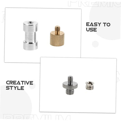 Tripod Screw Adapter Set 22pcs for Camera and Microphone Mounts, Aluminum Alloy Thread Converter with Precise Compatibility and Portable Convenience, for Indoor Photography