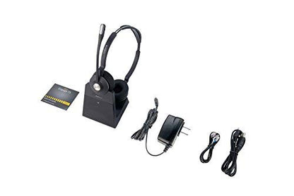 Jabra Avaya Compatible Engage Wireless Headset Bundle with EHS Adapter - Bluetooth Phones, PC/MAC, USB, Select Avaya Desk Phones, Compatible Vantage Series - K155, K165 (Duo, Engage 75)