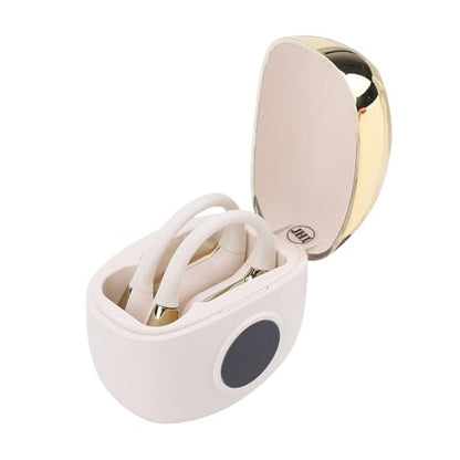 Dpofirs Wireless Earhook Earbuds, Sports Bluetooth Headphones ENC Noise Cancellation, HiFi Sound Over Ear Earphones 60H Playtime for Cycling Running Workout (Gold) - color: Gold