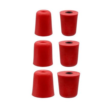 Klowcok Foam Replacement Ear Tips for Walker's, Westone, Shure, Plugfones | Earbuds Tips Compatible with Etymotic, Elgin, ISOtunes PRO Earbuds, IEM ear tips,Comfort Fit, 3Pairs (Assorted -S/M/L) Red