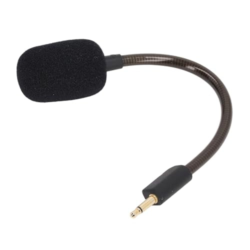 Mic Replacement for BlackShark V2 BlackSharV2 Pro Gaming Headset, 3.5mm Noise Cancelling Game Boom Microphone for BlackShark V2 BlackSharV2 Pro (Black) - color: Black