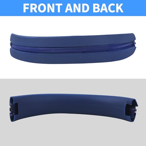 Adhiper Silicone Sweat Headband Cover for Beats Studio Pro & Studio 3 Headphones, Silicone Cover Headphone Cover Accessories for Beats Studio Pro, Studio 3 Headband, Washable & Sweatproof - Blue - color: Blue