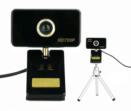 HD Webcam for PC - Computer Camera- 720P USB Webcam with Microphone - Web Camera for Desktop Computer - Web Cam for Online Calling/Video Conferencing, Zoom/Skype/Facetime/YouTube, Laptop/PC