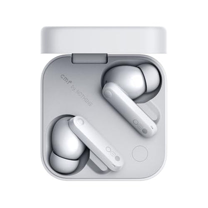 CMF Buds Pro 2 Wireless Earbuds with Smart Dial, 50dB Hybrid Noise Cancelling Earbuds Wireless Bluetooth 5.3, 11mm Bass with LDAC, 6 Hi-Res Audio Mics, 43H Playtime, Fast Charging Case, Light Grey - color: Light Grey