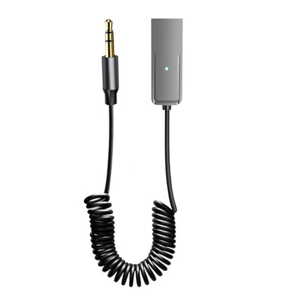 Bluetooth Aux Adapter for Car USB Aux Bluetooth 5.3 Adapter - size: T21