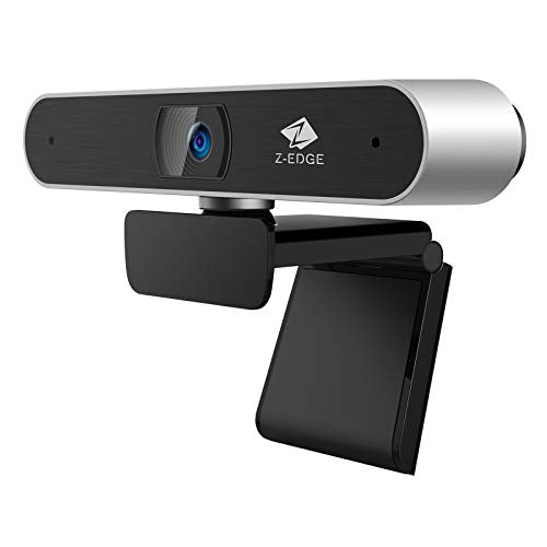 Z-Edge ZW511 1080P FHD Webcam, Live Streaming Camera with Stereo Microphone, Plug and Play, Desktop or Laptop USB Webcam for Widescreen Video Calling and Recording
