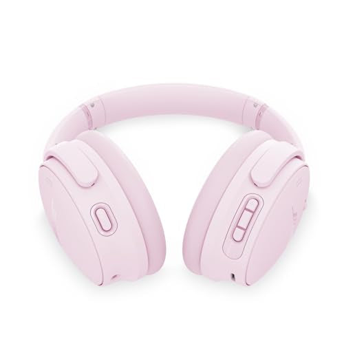Bose QuietComfort Headphones - Wireless Bluetooth Headphones, Active Over Ear Noise Cancelling and Mic, USB-C Charging, Deep Bass, Up to 24 Hours of Playtime, Petal Pink - Limited Edition Color - color: Petal Pink