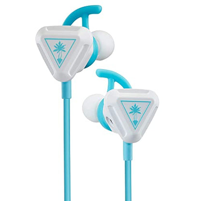 Turtle Beach Battle Buds In-Ear Gaming Headset - Mobile & PC with 3.5mm, Xbox Series X, Xbox Series S, Xbox One, PS5, PS4, PlayStation – Lightweight, In-Line Controls, White/Teal