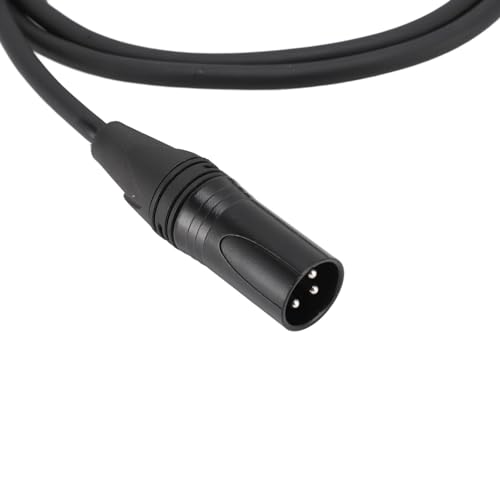 Goshyda 1/4 Inch to XLR Male Cable, XLR Male to 1/4 Inch TRS, Balanced XLR Microphone Cable to 6.35mm Jack, Quarter inch TRS Male to XLR Male Microphone Cable (5m / 16.4ft) - size: 5m / 16.4ft