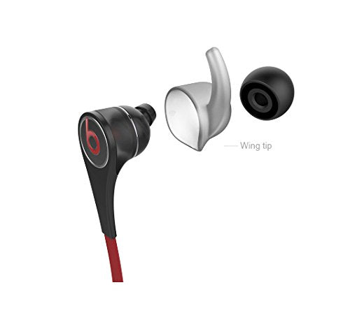 ITIS 3 Pairs Replacement S/M/L Left and Right Side Secure Fit Wingtips for Beats Tour in-Ear Earphones and Other Similar in-Ear Earphones with ITIS Headphone Cable Cord Clip