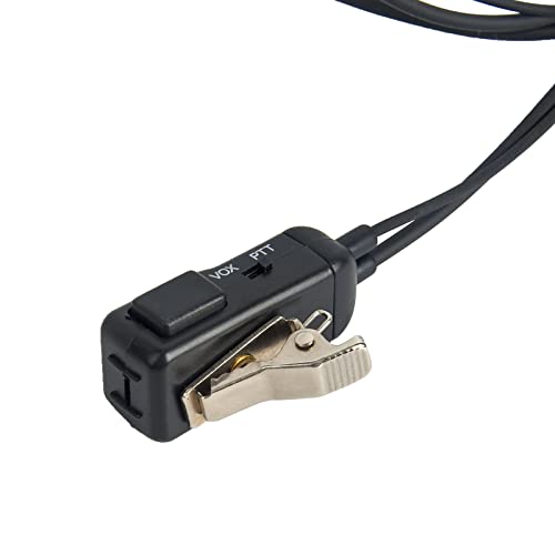 Pdflie AVPH3 Surveillance Earpiece with VOX PTT Headset with Mic for Midland Walkie Talkie GXT1000VP4 lxt600vp4 t71 t71vp3 ltx600pa lxt500pa LXT600 GXT1000 LXT GXT GMRS FRS Handheld Radios