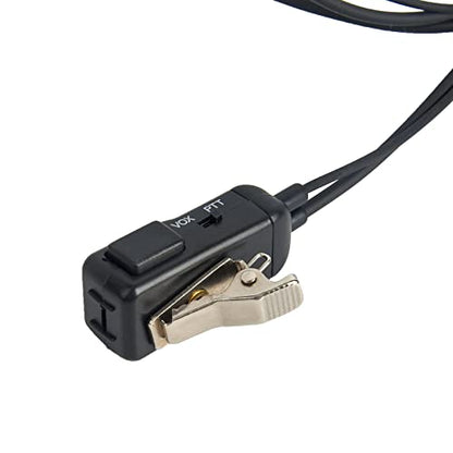Pdflie AVPH3 Surveillance Earpiece with VOX PTT Headset with Mic for Midland Walkie Talkie GXT1000VP4 lxt600vp4 t71 t71vp3 ltx600pa lxt500pa LXT600 GXT1000 LXT GXT GMRS FRS Handheld Radios