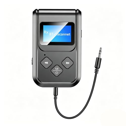 2-in-1 Bluetooth Transmitter Receiver, 3.5mm AUX Bluetooth Adapter for Car