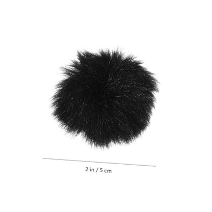 2 Pcs Microphone Windshield Furry Wind Muff, Noise Reduction Mic Cover