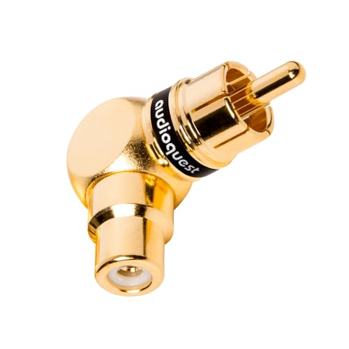 AudioQuest 90 Degree RCA male to RCA female adapter