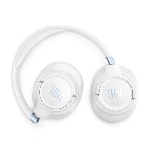 JBL Tune 780NC - Noise Cancelling Headphones - White | Hi-Res JBL Pure Bass Sound plus Spatial Sound, Adaptive Noise Cancelling with Smart Ambient - color: White