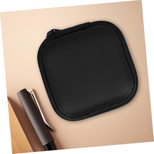 EVA Earbud Case with Mesh Pocket, Hard Shell Organizer for Travel