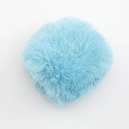 LEFXMOPHY MV7 Windscreen for SHURE MV7 MV7X Microphone Replacement Windscreen, Blue Furry Wind Muff Mic Cover - color: BLUE