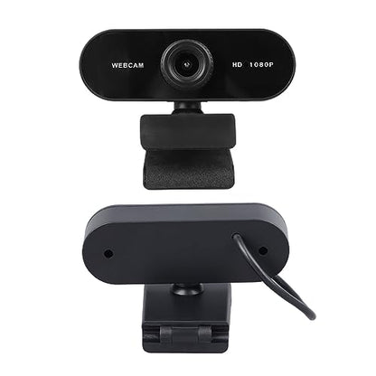 ZJchao Web Camera for Desktop Computer, 1080P HD, Built-in Microphone, Easy to Install, Compatible with OS X, Ideal for Video Recording, Conferencing, Streaming