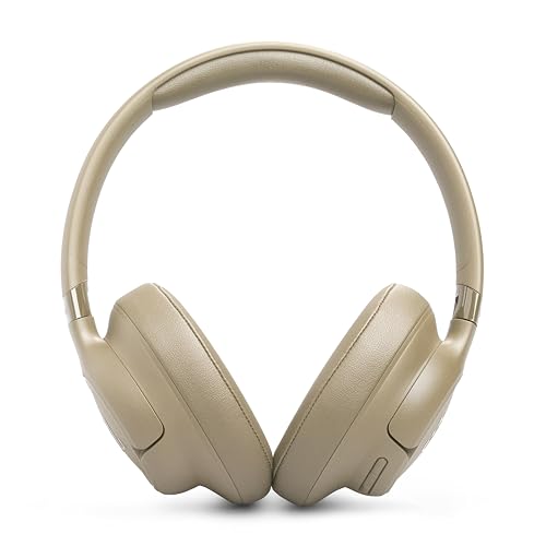JBL Tune 730BT - Wireless Over-Ear Headphones - Beige | JBL Pure Bass Sound, Customize your sound with the JBL Headphones App, 2 beamforming mics for perfect calls - color: Beige