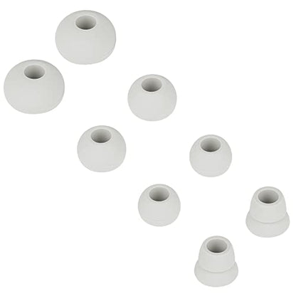 4 Pairs Silicone Ear Tips Earbuds Replacement Tips Earbuds Cap Eartips Tips Compatible with Powerbeats 1/2/3 Wireless Beats by Dre Headphones (Light Gray) - color: Light Grey