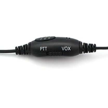 Over-Head Earpiece/Headset with Boom Mic &VOX for Midland/Alan GMRS/FRS GXT250 GXT1000VP4 LXT500VP3 LXT380 LXT118 2 Two Way Radios 2-pin Jack