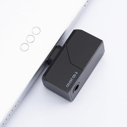 QOA Celest Mini Portable IEM DAC, in Ear Monitor Amplifier, USB C to 3.5/4.4mm Output Headphone Amplifier, High Resolution 32bit/384kHz, HiFi Earbuds Amp for Phone/PC (Black)