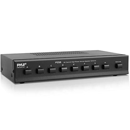 Pyle 8 Channel Speaker Selector Switch - A/B/C/D/E/F/G/H