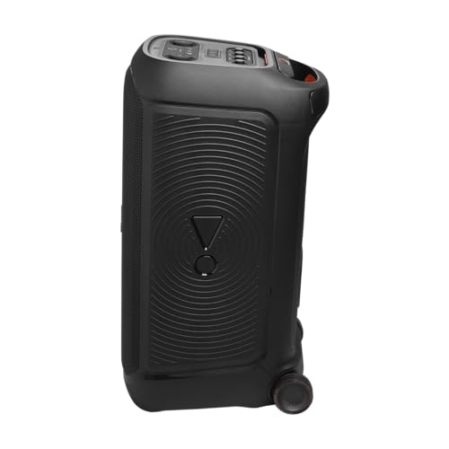 JBL PARTYBOX Stage 320 Portable Party Speaker Bundle with 2 Wireless Microphones (Black)