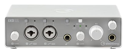 Steinberg IXO22 2x2 USB 2.0 24-Bit/192kHz Audio Interface With Cubase AI, Cubasis LE and Steinberg Plus Software - color: White, style: IXO22