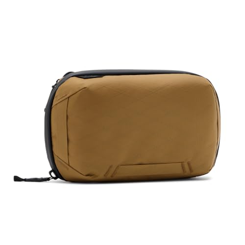 Peak Design Tech Pouch, Coyote, Electronics Organizer for Travel or Everyday Carry, Origami-Style Storage, Cable Pass-Through, Weatherproof, Gear Carry Bag for Men and Women - color: Coyote, size: Regular