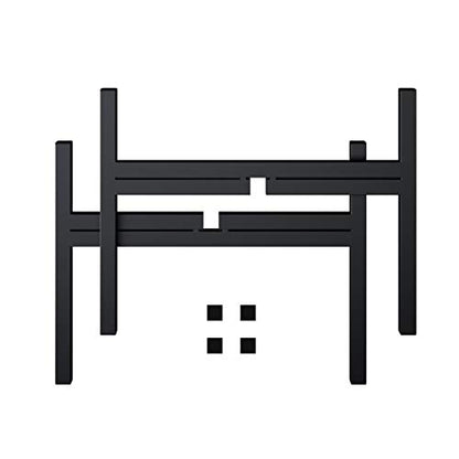 FaithLand Mid Century Plant Stand Indoor Outdoor(Plant Pot Not Included), Holds Planters with a Maximum Width of 14 Inch, Metal Planter Stand, Potted Plant Holder, Black - Width Not Adjustable - size: 14 inch