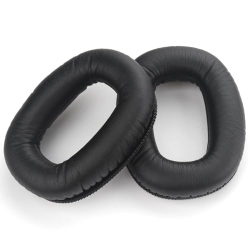 Ear Pads Replacement Ear Cushions Compatible with Marshall Monitor II Active Noise Canceling Over-Ear Bluetooth Headphone Softer Protein Leather High-Density Memory Foam Earpads Ear Cups Cover - Black