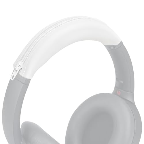 Replacement WH-1000XM4 Silicone Headband Cover Compatible with Sony WH-1000XM4, WH-1000XM3, WH-CH720N, WH-XB910N Headphones, Sweatproof & Washable Headband Cover Accessories (White) - color: White