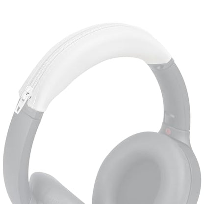 Replacement WH-1000XM4 Silicone Headband Cover Compatible with Sony WH-1000XM4, WH-1000XM3, WH-CH720N, WH-XB910N Headphones, Sweatproof & Washable Headband Cover Accessories (White) - color: White