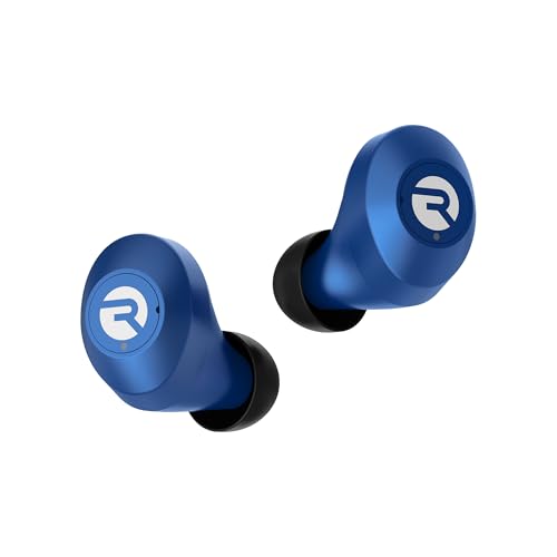 Raycon Everyday Bluetooth Wireless Earbuds with Microphone - Active Noise Cancelling, Sweat & Water-Resistant Earphones, Ear Buds Wireless Bluetooth Up to 32 Hours Playtime (Blue) - color: Blue