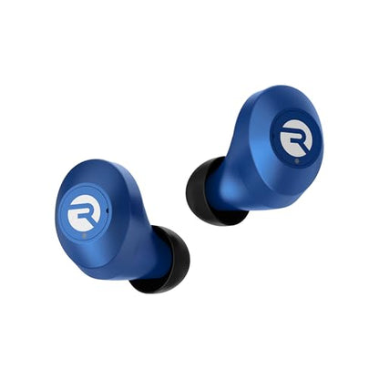 Raycon Everyday Bluetooth Wireless Earbuds with Microphone - Active Noise Cancelling, Sweat & Water-Resistant Earphones, Ear Buds Wireless Bluetooth Up to 32 Hours Playtime (Blue) - color: Blue