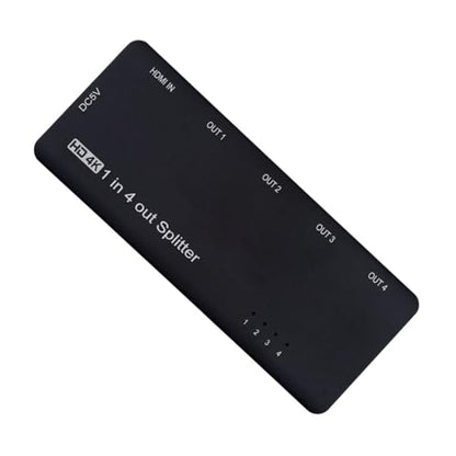 Xiwai HDMI 2.0 Splitter 4K 60hz Converter Ultra-HD Switch 1-IN-4-OUT 18Gbps UHD Hub Support HDCP SST Extended - style: HDMI Switch 2.0 (1 to 4 )with Cable