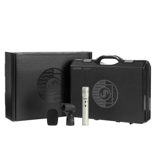 Shure KSM137/SL Stereo Pair with (2) KSM137, (2) Foam Windscreens, A27M Stereo Microphone Adapter and Carrying Case - size: Pair