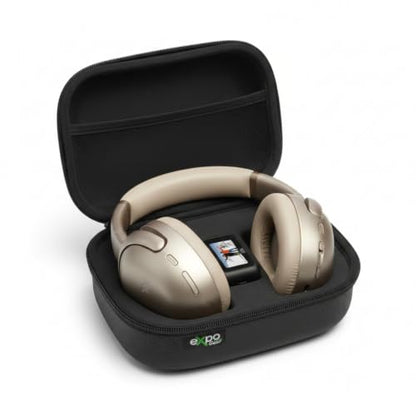 JBL Tour One M3 Smart Tx - Wireless Over-Ear with Smart Transmitter, Hi-Res Audio (3.5mm or USB-C) with Head Tracking & 70Hrs of Playback (Mocha) with Extra Upgraded Expo Gear Over-Ear