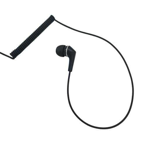 2-Way Radio Earpiece Ear Piece Headset in Ear Earbuds with Coil Tube for Baofeng uv5r uv 5r uv-5r for Retevis rt21 rt22 for Sancom for Kenwood 2 Pin Walkie Talkies(2Pack)