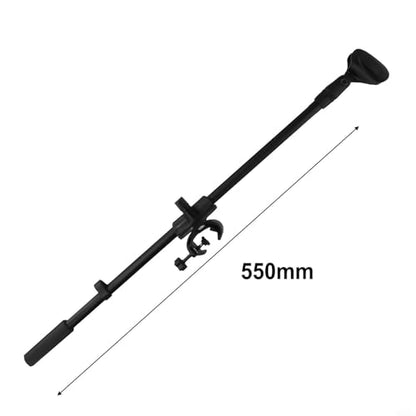 Adjustable Microphone Stand Boom Arm Mount With Holder Extension Bracket 360 Degree Rotating Desktop Mic Stand Clip For Studio Broadcasting Recording Live Streaming 55CM Length(Mic Clip A) - size: Mic Clip A