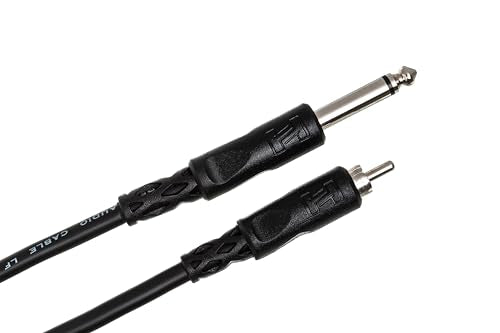 Hosa CPR-105 Interconnect Cable - 1/4-inch TS Male to RCA Male - 5 foot - style: CPR-105 5 ft