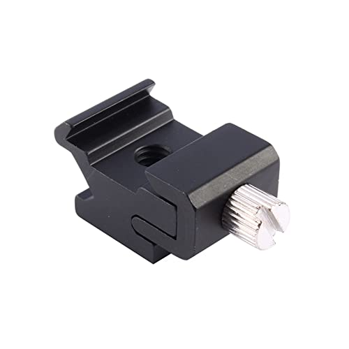 Flash Hot Shoe Mount, 1/4 Thread Screw Bracket Adapters Trigger DSLR Camera Accessories Metal Hot Shoe Flash Stand Mount Set for DSLR Camera Rig, Tripod, Microphone, LED Light