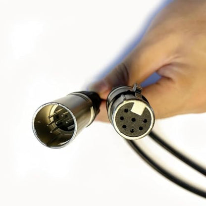 7 Pin XLR Microphone Cable, Balanced Male to Female Audio Connector, Mic Cable for Tube Microphones, 1 Meter (3.28 Ft) Length - size: XLR Connector Cable-1 Meter