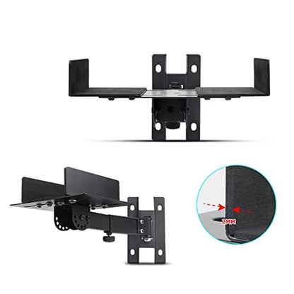 Speaker Stand Speaker Wall Mount Bracket Monitor Speaker Shelf Surround Audio Wall Mount Bracket Study Cafe Speaker Bracket Tray Wall Mount Bracket Media Stand Audio-Video Shelving ( Size : Wall-hung - size: Wall-hung small tray (single)